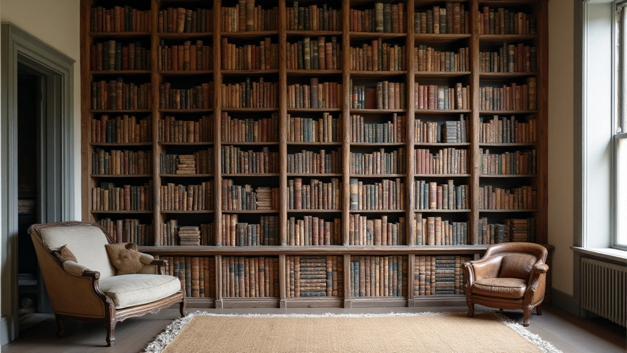 Why People Arrange Books Backwards in Bookcases