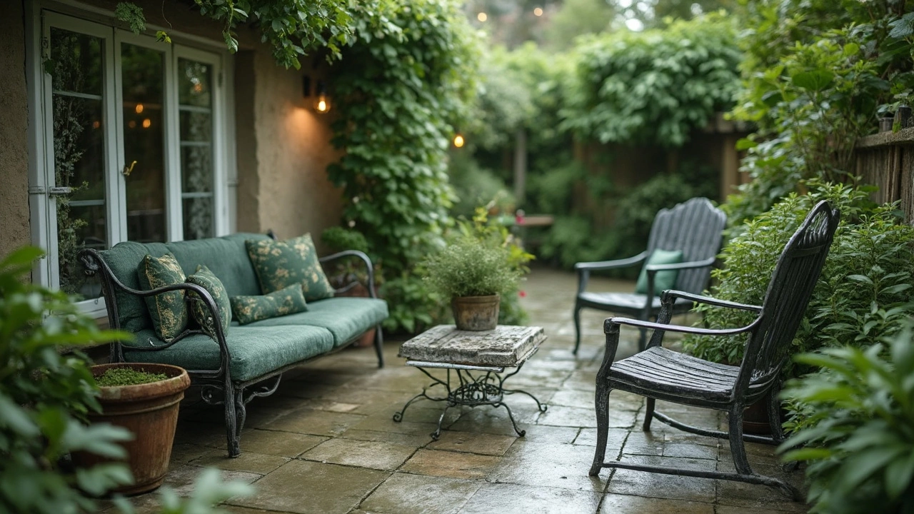 What's That Green Stuff on My Patio Furniture?