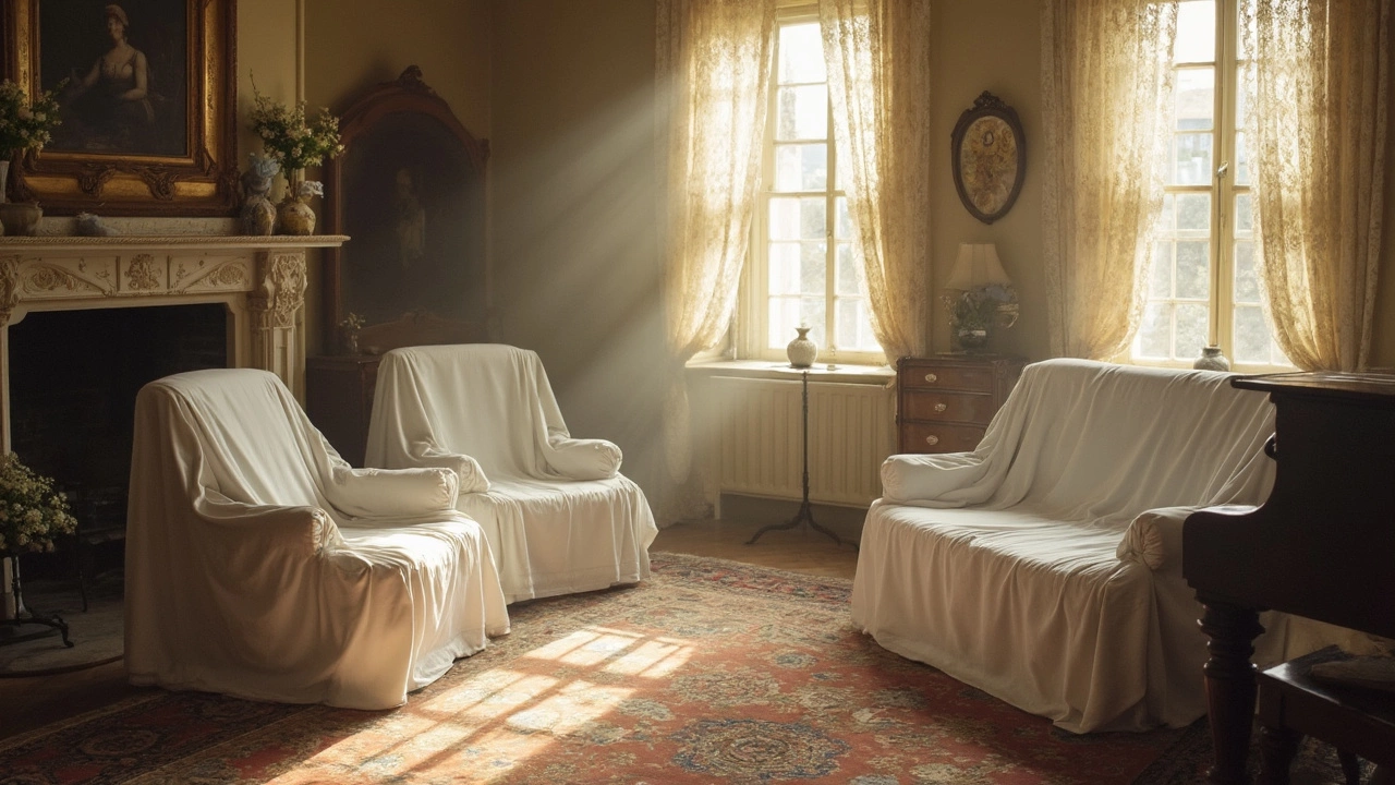 Why Do They Put White Sheets Over Furniture?