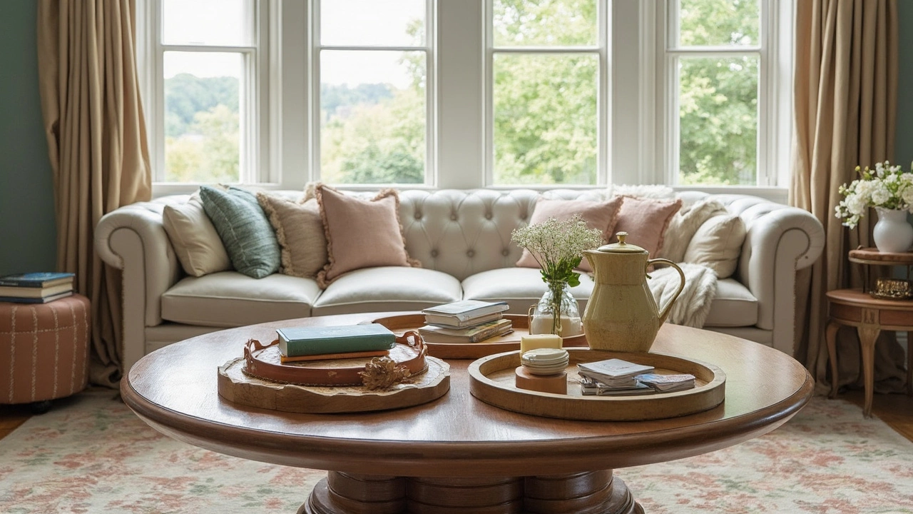 Best Tray Shape for a Round Coffee Table: What Works and Why