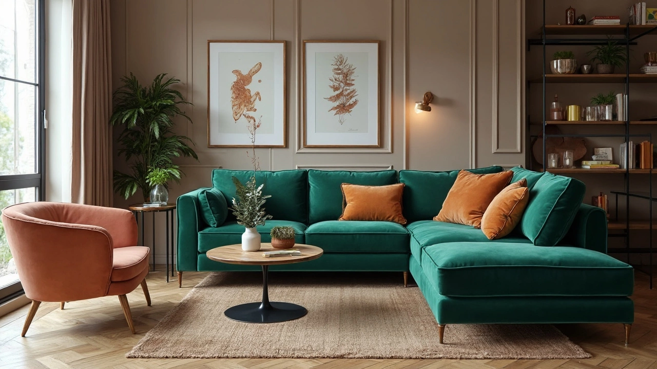 Color Trends in Living Rooms 2024: Corner Sofas in the Spotlight