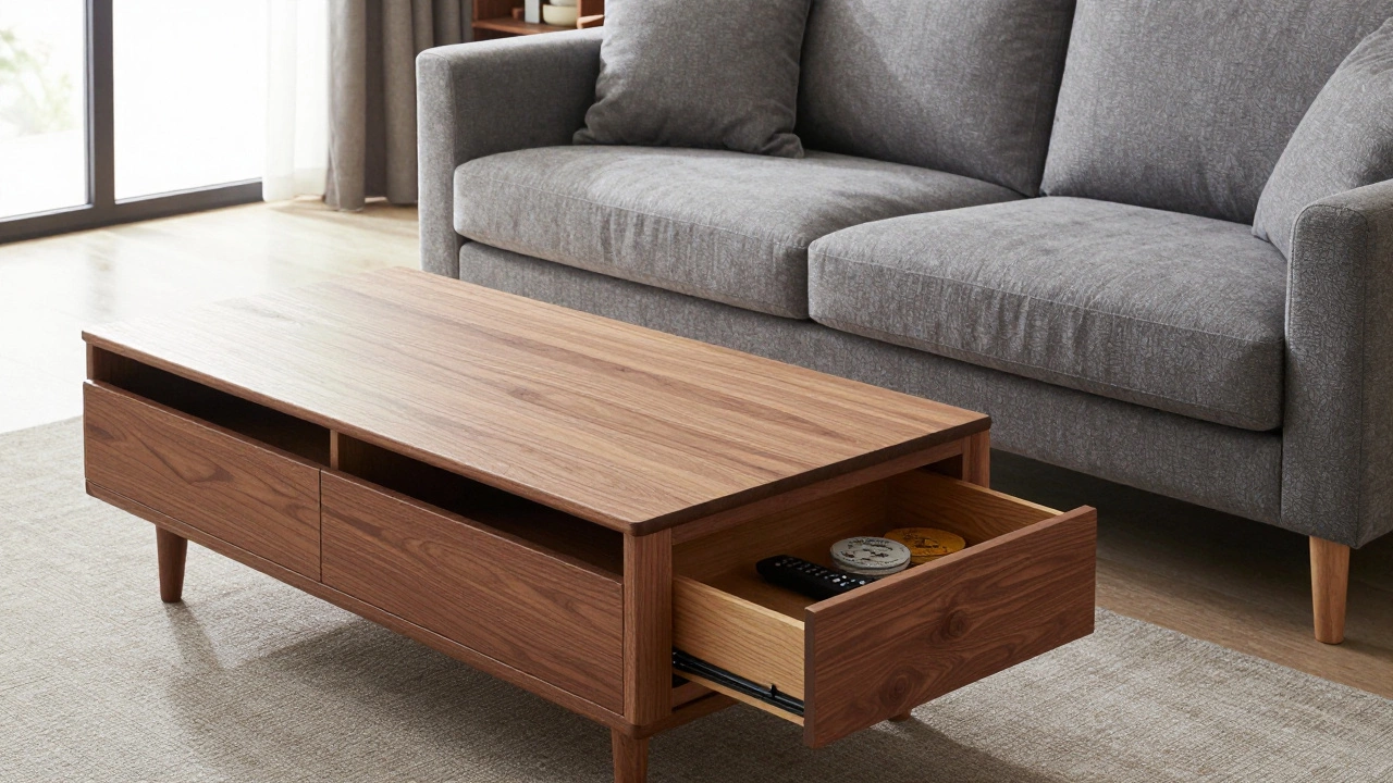 Coffee Table Drawer Placement: Should They Face the Sofa?