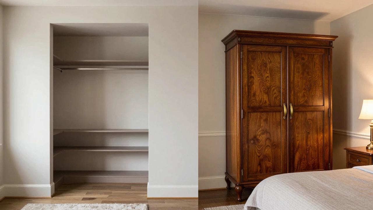 What Is the American English Word for Wardrobe? (Closet vs. Armoire)